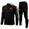 Manchester United Dječji Komplet Sweatshirts 1/4-Zip 2022-23 Crna Manchester United Dječji Komplet Sweatshirts 1/4-Zip 2022-23 Crna